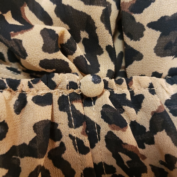 AVA&VIV Leopard Print Blouse 4X - Picture 3 of 5